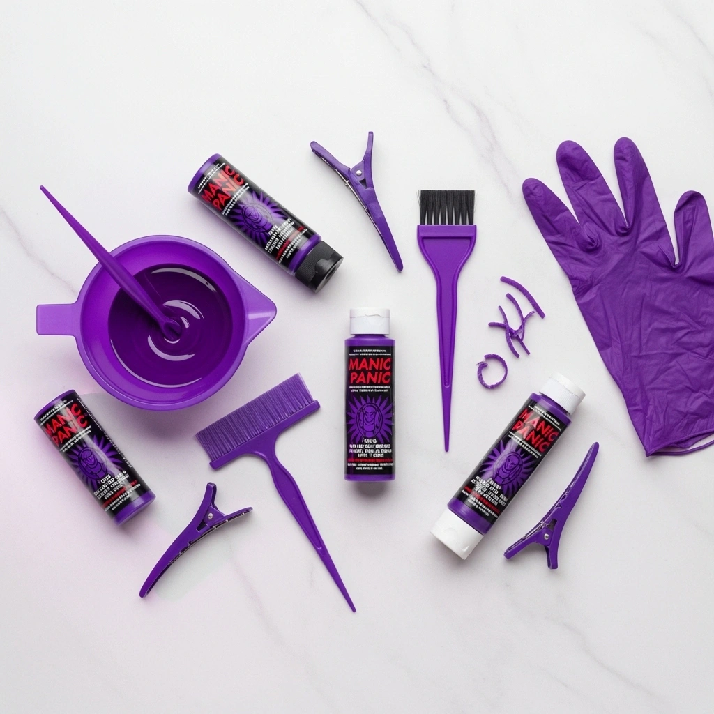 purple hair dye