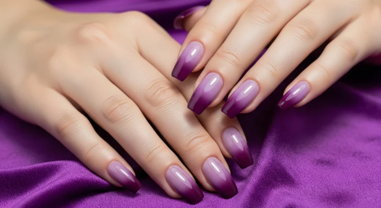 purple nail designs