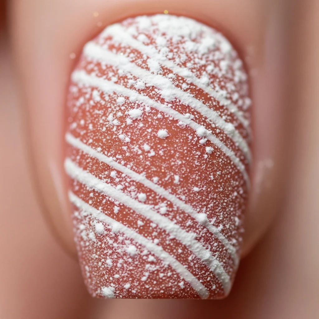How to do 3D Sugared Gingerbread Nails