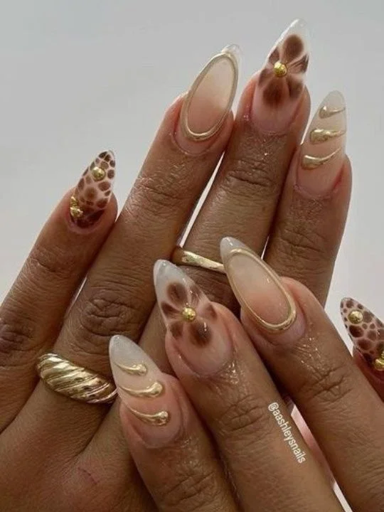 Creative 3D nail design ideas for Spring 2025 showcasing vibrant colors and styles